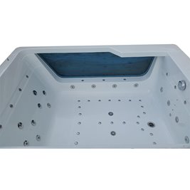 Wanna z hydromasażem prostokątna 170x130 cm Tugela-WH