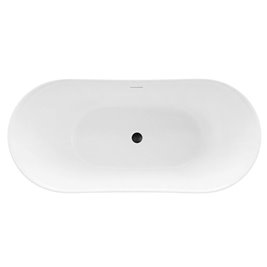 Odpływ wanny wolnostojącej czarny