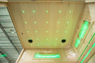 Sauna sucha fińska piec 6 KW Harvia BC60 + kamień solny 180X160X200CM MO-EA4-II Mazur