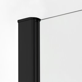 Kabina półokrągła 80x80 K-0468 New Komfort Black New Trendy