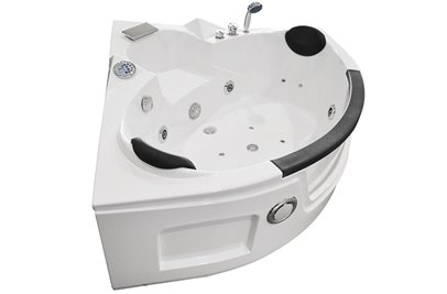 Wanna łazienkowa z hydromasażem Spa narożna 135x135 cm MO-0322