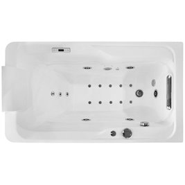 Wanna z hydromasażem i parawanem 150x78 cm MO-0062-150 Lewa