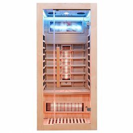 Sauna na podczerwień 2-osobowa 90x90 cm grzejniki kwarcowe i karbonowe Alta1 Infrared