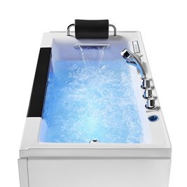 Wanna z hydromasażem prostokątna 162x75 cm Gomera 938C Hydrosan