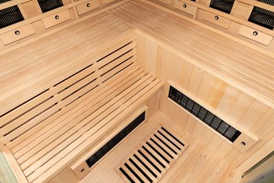 Sauna na podczerwień 180X180X200CM MO-EA4CR Infrared Mazur