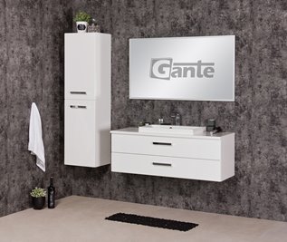 Szafka wisząca z umywalką nablatową 120 cm 39/S2 seria Fokus B