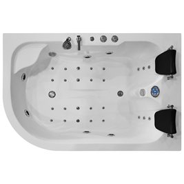 Wanna z hydromasażem dwuosobowa 180x120 cm MO-1631 Prawa