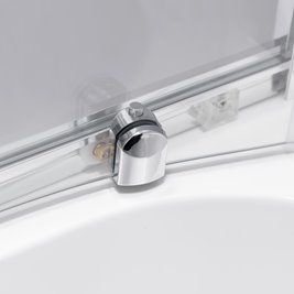 Kabina prysznicowa na głębokim brodziku lewa 115x85 cm Maja Hydrosan