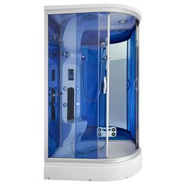 Kabina prysznicowa z hydromasażem zabudowana 120x85 MO-02188WP prawa