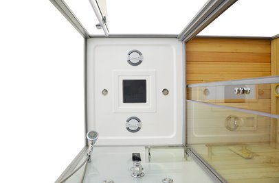 Sauno kabina prysznicowa prostokątna 180x110 cm MO-1752W PRAWA TRIO