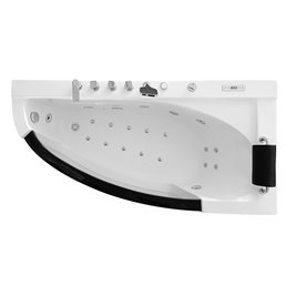 Wanna spa z hydromasażem narożna 170x85 cm MO-0076 PRAWA