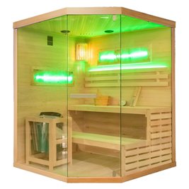 Sauna fińska 4 osobowa wysokotemperaturowa 6KW Harvia 150x150 cm Lark4-WD