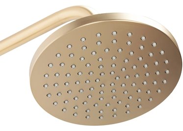 Złoty szczotkowany zestaw prysznicowy z wylewką Luis Rea Gold Brush