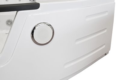 Wanna z hydromasażem narożna Turbo 157x157 cm MO-10632T XL