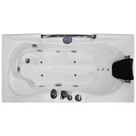 Wanna z hydromasażem prostokątna przyścienna 167x85 cm MO-0206