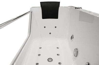 Wanna łazienkowa z hydromasażem Spa prostokątna 170x80 cm MO-0319
