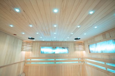 Sauna sucha fińska piec 6 KW Harvia BC60 + kamień solny 180X160X200CM MO-EA4-L Mazur