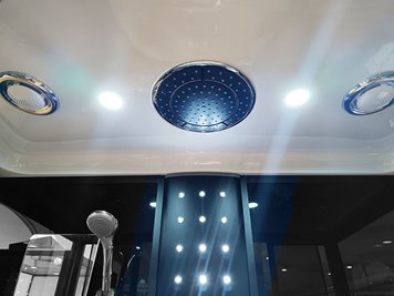 Prostokątna kabina z hydromasażem 150x83 cm MO-02005B