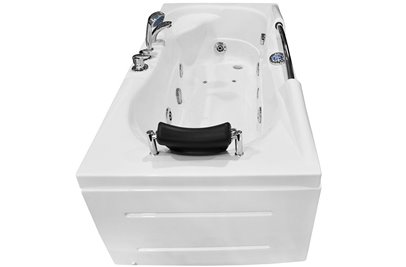 Wanna z hydromasażem prostokątna przyścienna 167x85 cm MO-0206
