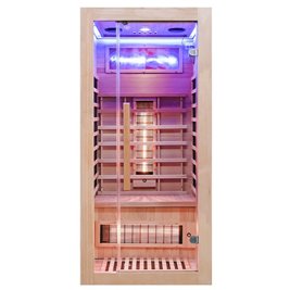 Sauna na podczerwień 2-osobowa 90x90 cm grzejniki kwarcowe i karbonowe Alta1 Infrared