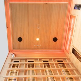 Sauna na podczerwień 4 osobowa + kamienie solne 180X160X200CM MO-EP4RSP XL Infrared Mazur