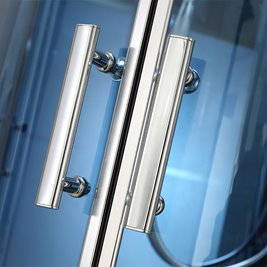 Asymetryczna kabina z hydromasażem 120x85 cm MO-02188 prawa