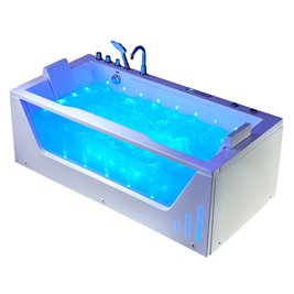 Wanna z hydromasażem przyścienna 180x90 cm Saturn 944 Hydrosan