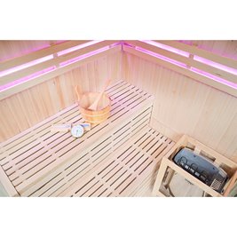 Sauna fińska 5 osobowa wysokotemperaturowa 6KW Harvia 150x150 cm Oslo4