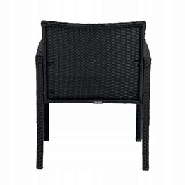 Zestaw mebli ogrodowych z technorattanu sofa, stół, krzesła, pufy Manas zdjęcie 17