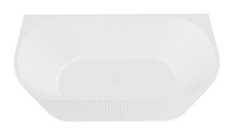 Leya Besco biała wanna wolnostojąca 150 cm syfon biały WAS-150-LBI