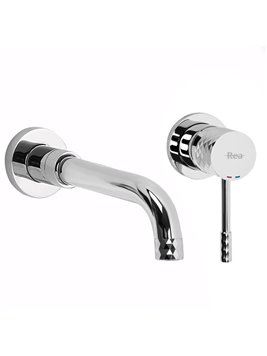Bateria umywalkowa podtynkowa box Rea Lungo Diamond Chrom