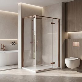 Kabina glamour w kolorze copper