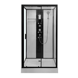 Kabina prysznicowa z hydromasażem zabudowana 100x80 prawa MO-03093P