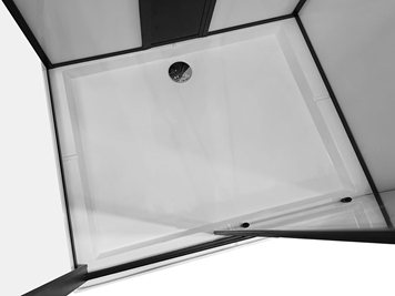 Kabina prysznicowa z hydromasażem zabudowana 100x80 prawa MO-03093P zdjęcie 7