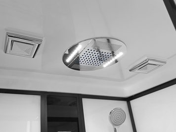 Kabina prysznicowa z hydromasażem zabudowana 100x80 prawa MO-03093P zdjęcie 8