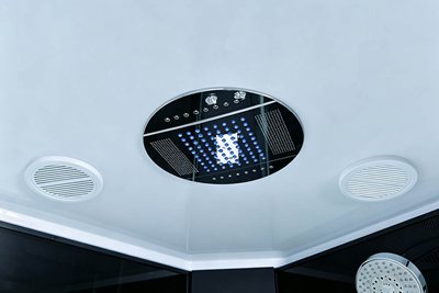 Kabina prysznicowa z hydromasażem zabudowana 90x90 MO-0545B-9 zdjęcie 4