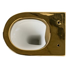 Złota miska wc wisząca Mizu Rimless 3.0 MIZU-GL-WH-RIM-03 Hydrosan