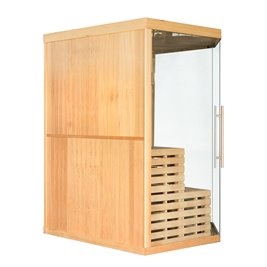 Sauna sucha fińska piec 6 KW Harvia BC60 + kamień solny 150X150X200CM MO-EA3CS Mazur