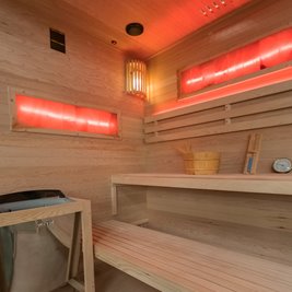 Sauna fińska 5 osobowa wysokotemperaturowa 6W Harvia 180x160 cm Lark5