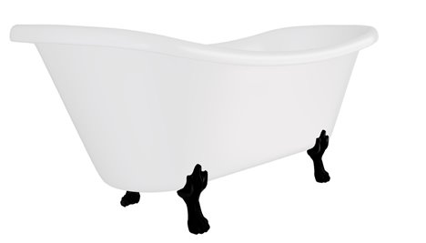 Wanna wolnostojąca Amelia Besco 190 czarne Łapy WKA-190W+CZ