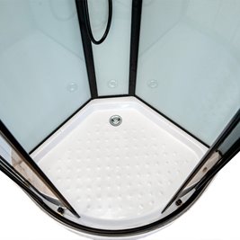 Kabina prysznicowa półokrągła zabudowana 80x80 Puerto