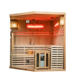 Sauna fińska 6 osobowa wysokotemperaturowa 8KW Harvia 200x200 cm Kemi6