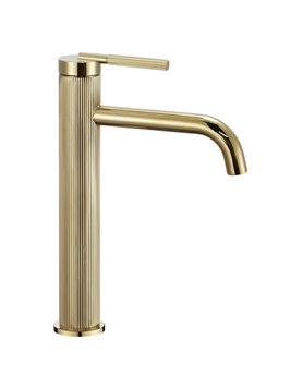 Bateria umywalkowa wysoka Argon Rea złoty połysk