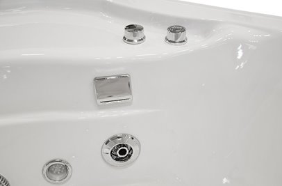 Duża kabino wanna Spa z hydromasażem 150x150 cm MO-08150