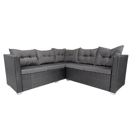 Zestaw mebli ogrodowych z technorattanu narożnik tarasowy Salto