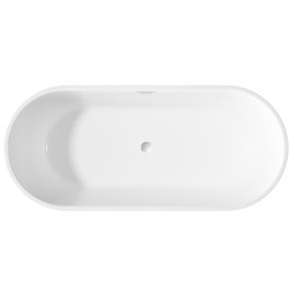 Wanna wolnostojąca 170 cm Limnos Invena AN-00-110-KPL wykończenie chrom zdjęcie 4