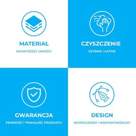 Czarna bateria bezdotykowa automatyczna F14-BL LCD