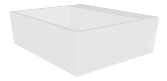 Umywalka nablatowa 40x50 cm z konglomeratu Vera Besco UMD-V-NB