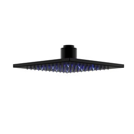 Kolumna prysznicowa z wylewką czarna z oświetleniem LED LED02MBLW Ango Corsan zdjęcie 4