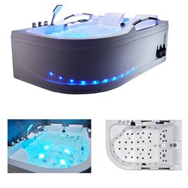 Wanna z hydromasażem asymetryczna Venezia 761 P 180x120